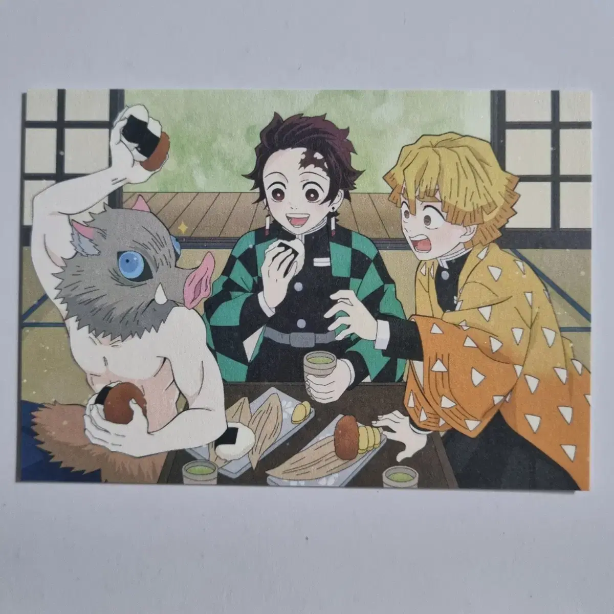 鬼滅の刃炭治郎善逸伊之助フォトカードイヤーナイフ